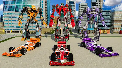 Play Formula Car Robot City Battle 2021  and enjoy Formula Car Robot City Battle 2021 with UptoPlay