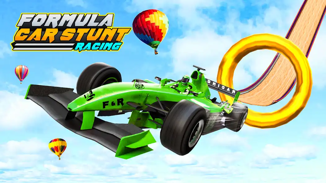 Play Formula Car Stunt Racing Ramp as an online game Formula Car Stunt Racing Ramp with UptoPlay