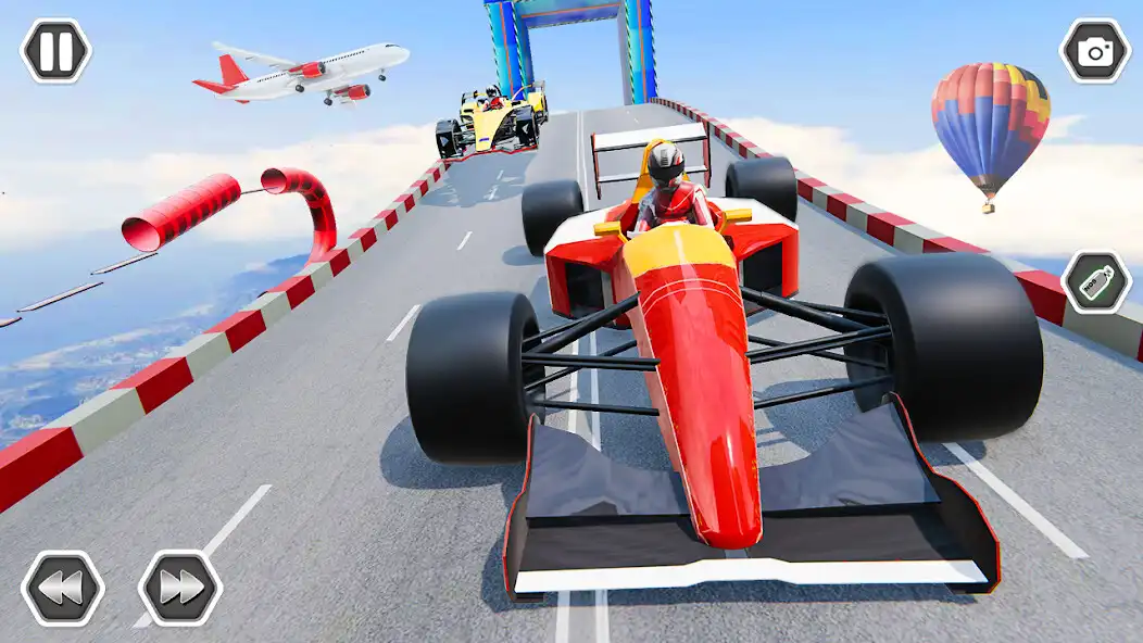 Play Formula Car Stunt: Ramp Racing  and enjoy Formula Car Stunt: Ramp Racing with UptoPlay