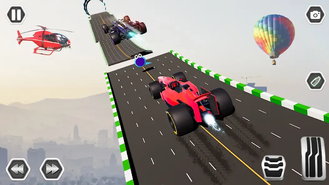 Play Formula Car Stunt: Ramp Racing as an online game Formula Car Stunt: Ramp Racing with UptoPlay