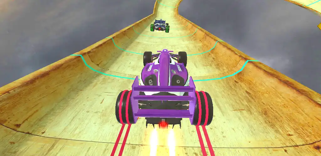 Play Formula Car Stunt - Ramps Car as an online game Formula Car Stunt - Ramps Car with UptoPlay