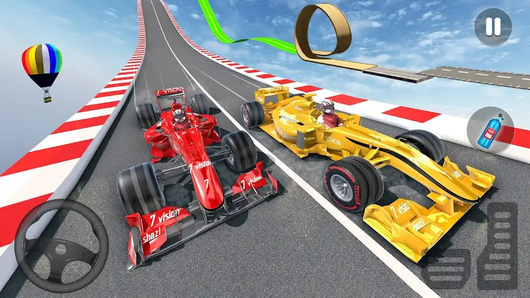 Play Formula Car Stunts Games 3D as an online game Formula Car Stunts Games 3D with UptoPlay
