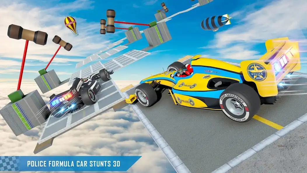 Play Formula Car Stunts Racing Game as an online game Formula Car Stunts Racing Game with UptoPlay