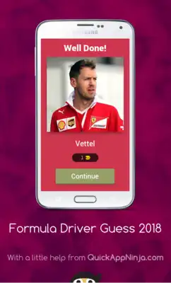 Play Formula Driver Guess : 2018