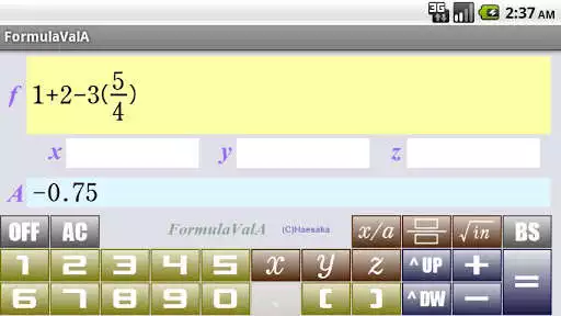 Play FormulaValA