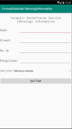 Play Formulir  Sekolah Teknologi Informatika  and enjoy Formulir  Sekolah Teknologi Informatika with UptoPlay