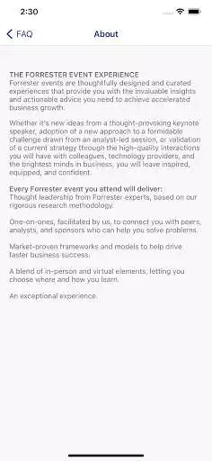 Play Forrester Events App  and enjoy Forrester Events App with UptoPlay