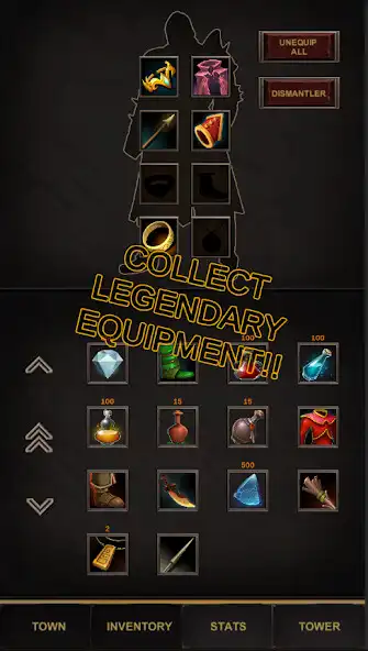 Play Forsaken Tower: Idle Tap RPG as an online game Forsaken Tower: Idle Tap RPG with UptoPlay