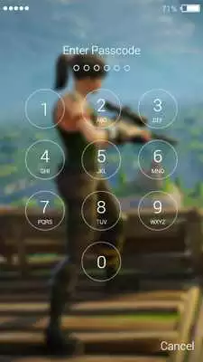 Play Fortnite Battle Royale Lock Screen