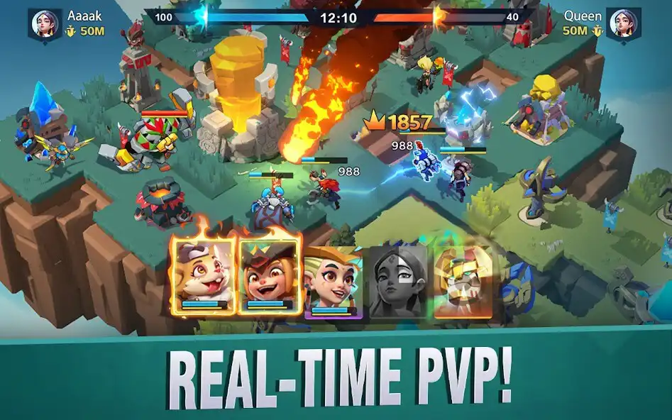 Play Forts Mobile as an online game Forts Mobile with UptoPlay