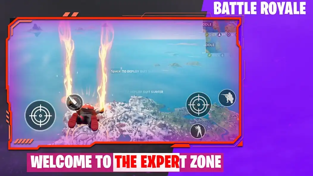 Play Fort Squad Battle Royale Night  and enjoy Fort Squad Battle Royale Night with UptoPlay