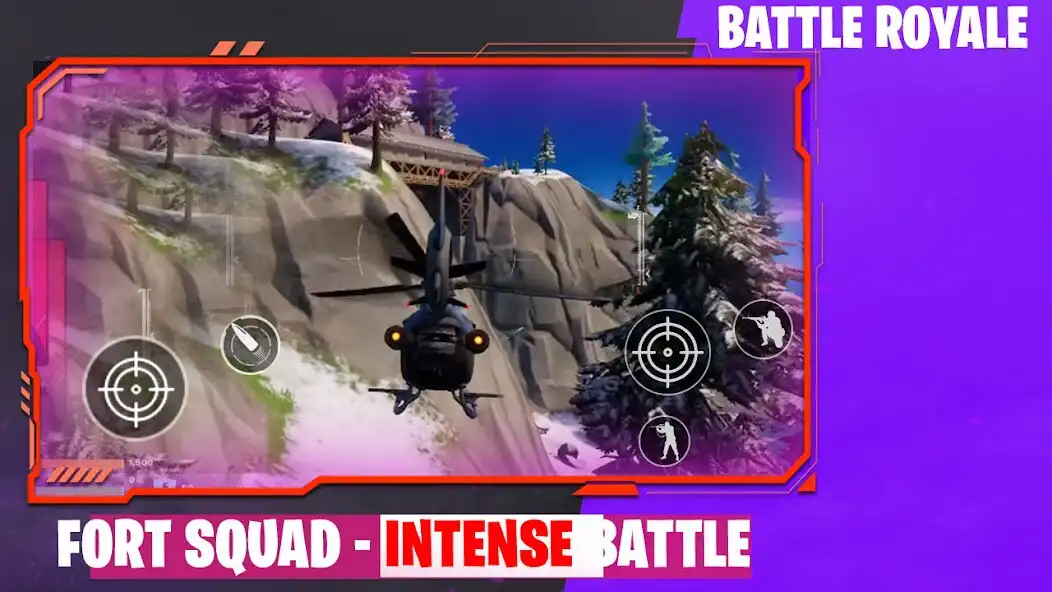 Play Fort Squad Battle Royale Night as an online game Fort Squad Battle Royale Night with UptoPlay