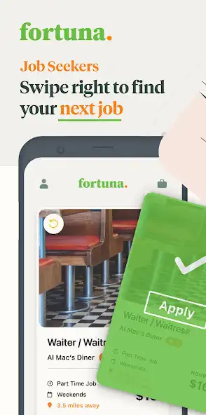 Play Fortuna Jobs - Swipe  Apply!  and enjoy Fortuna Jobs - Swipe  Apply! with UptoPlay