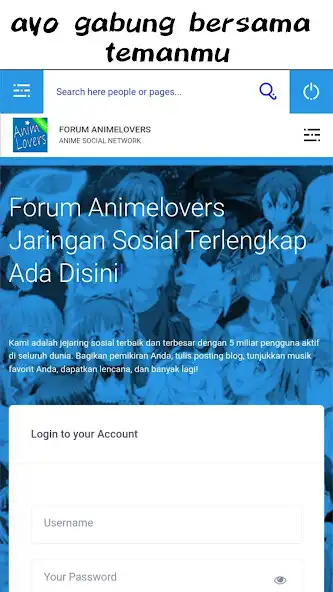 Play Forum animelovers as an online game Forum animelovers with UptoPlay