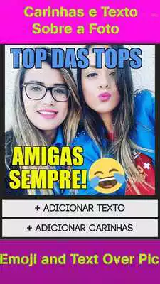 Play Foto Efeitos Como No Snap Texto e Carinhas Na Foto