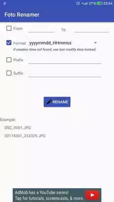 Play Foto Renamer Play Foto Renamer