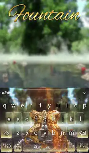 Play Fountain Animated Keyboard as an online game Fountain Animated Keyboard with UptoPlay