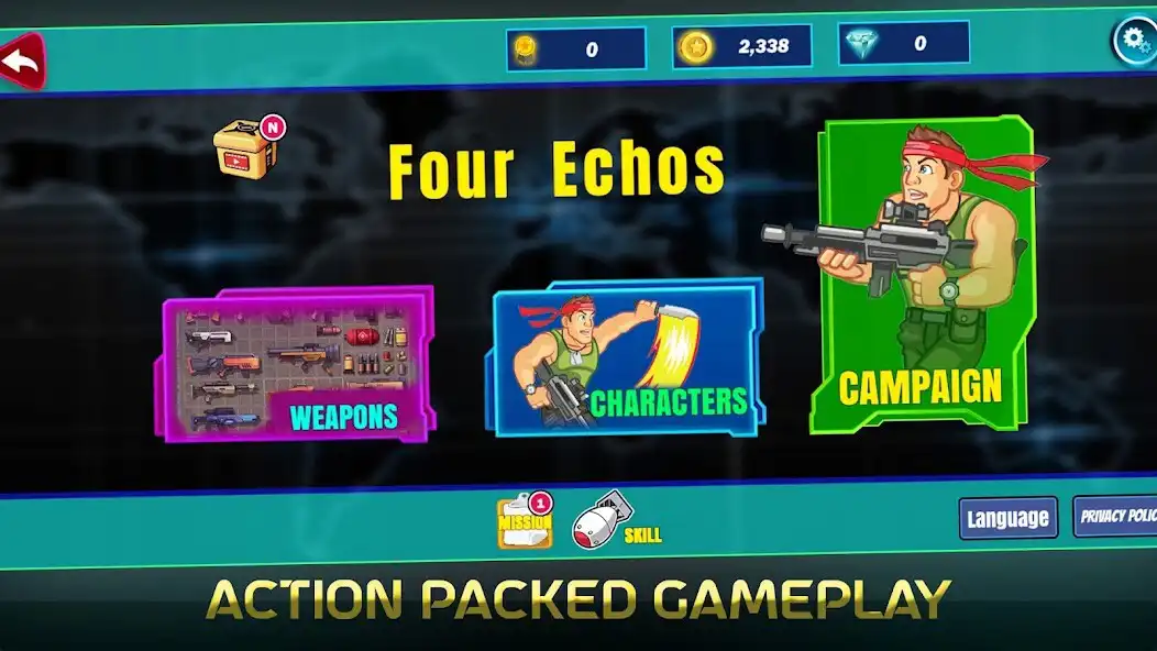 Play Four Echos-Campaign Shooter as an online game Four Echos-Campaign Shooter with UptoPlay
