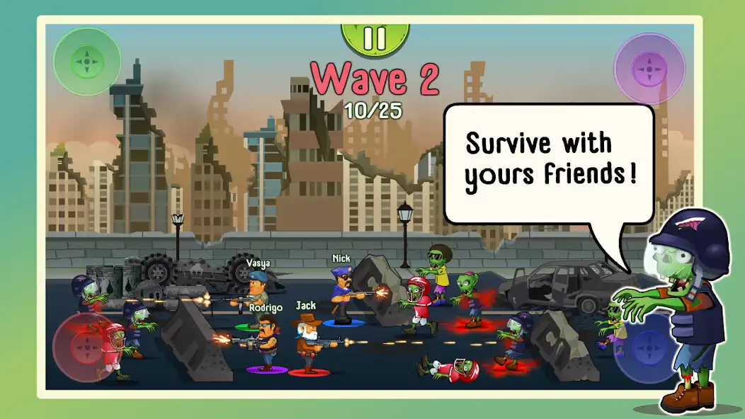 Play Four guys  Zombies: 4 players  and enjoy Four guys  Zombies: 4 players with UptoPlay
