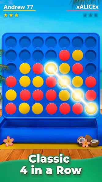 Play Four in a Row - 2 Player  and enjoy Four in a Row - 2 Player with UptoPlay