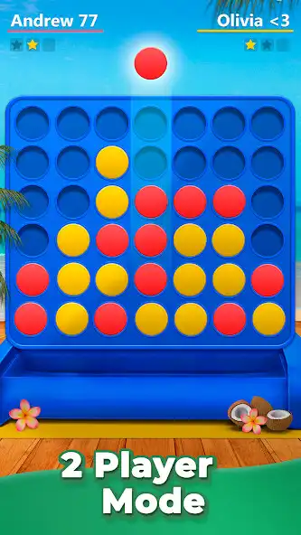 Play Four in a Row - 2 Player as an online game Four in a Row - 2 Player with UptoPlay