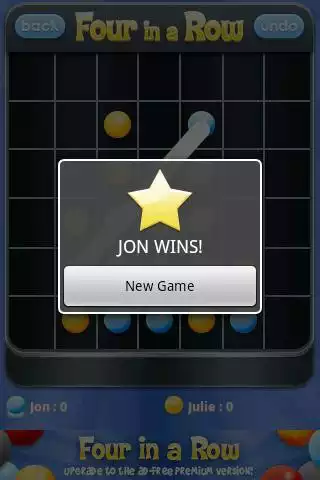 Play Four in a Row Free