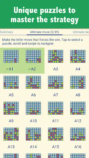 Play Four in a Row Puzzles as an online game Four in a Row Puzzles with UptoPlay