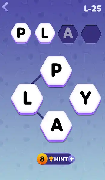 Play Four Letters Word Connect Game as an online game Four Letters Word Connect Game with UptoPlay