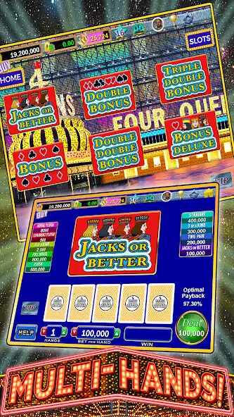Play Four Queens Social Casino as an online game Four Queens Social Casino with UptoPlay