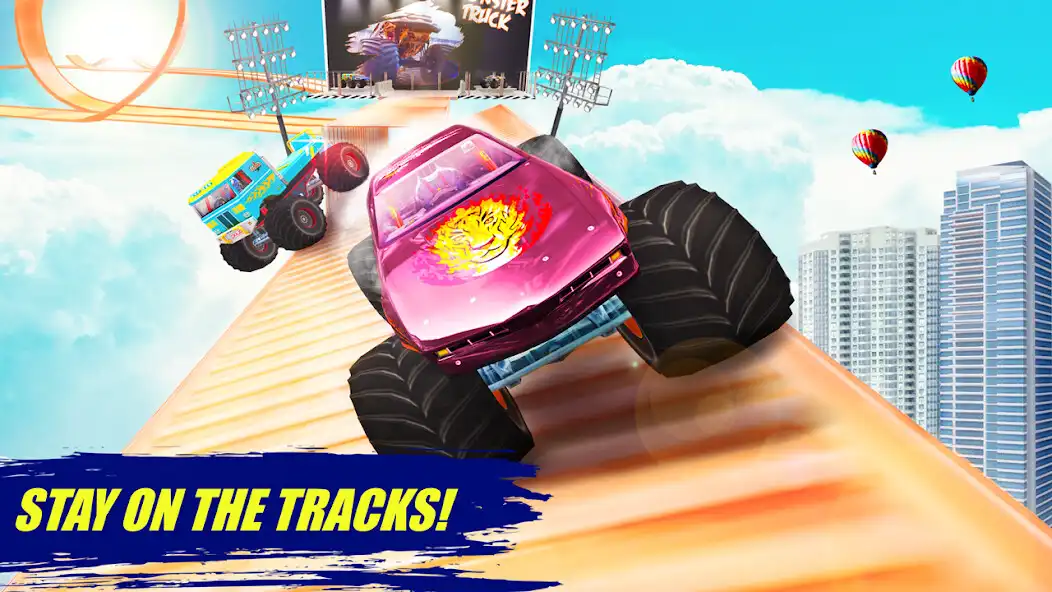 Play Four Wheeler Truck Stunt -  Mo as an online game Four Wheeler Truck Stunt -  Mo with UptoPlay