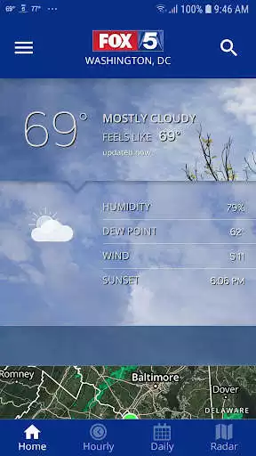 Play FOX 5 Washington DC: Weather  and enjoy FOX 5 Washington DC: Weather with UptoPlay