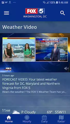Play FOX 5 Washington DC: Weather as an online game FOX 5 Washington DC: Weather with UptoPlay