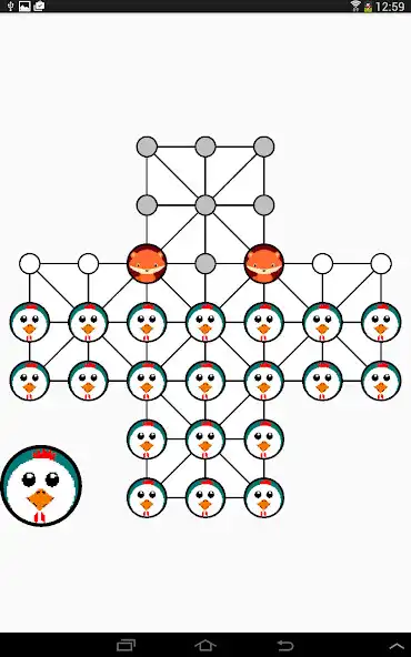 Play Fox and Geese - Board Game  and enjoy Fox and Geese - Board Game with UptoPlay