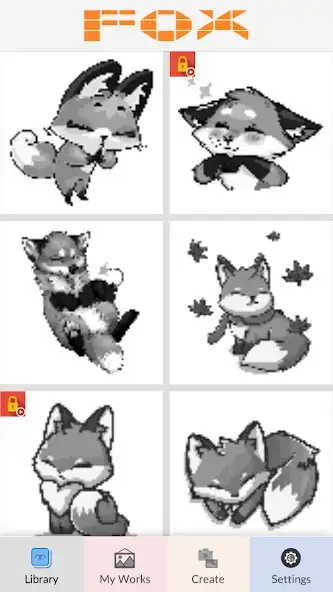 Play Fox Coloring Book Art  and enjoy Fox Coloring Book Art with UptoPlay