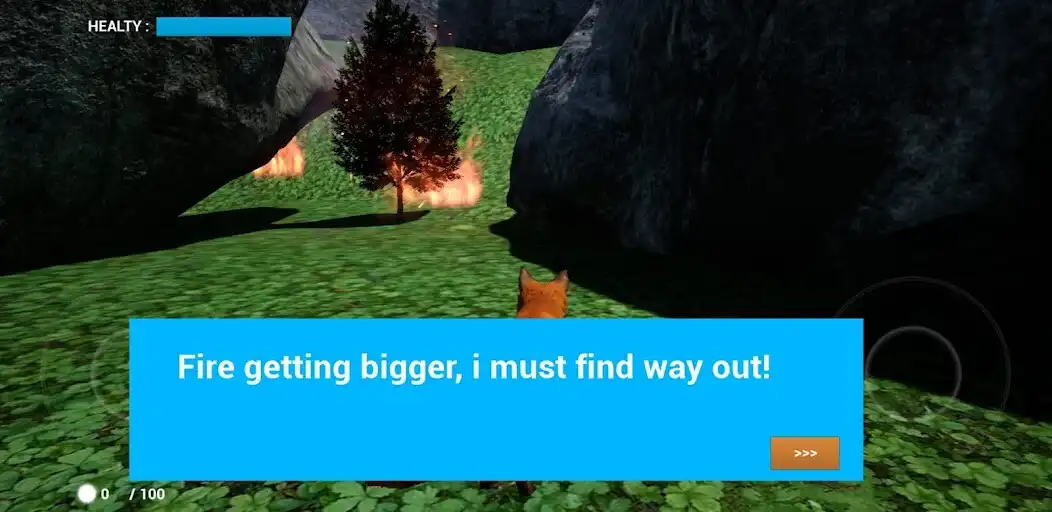 Play Fox Escape - Animal Sim 3D as an online game Fox Escape - Animal Sim 3D with UptoPlay