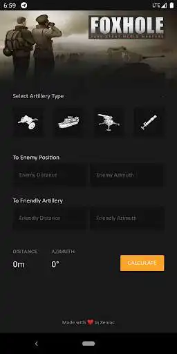 Play Foxhole artillery  and enjoy Foxhole artillery with UptoPlay