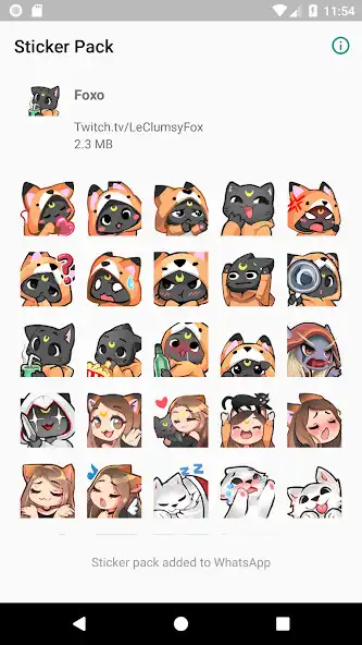 Play Foxo Stickers  and enjoy Foxo Stickers with UptoPlay