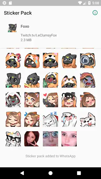 Play Foxo Stickers as an online game Foxo Stickers with UptoPlay