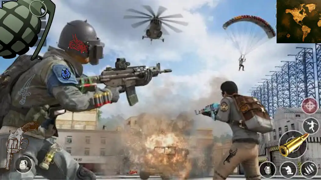 Play FPS Army Commando Attack as an online game FPS Army Commando Attack with UptoPlay