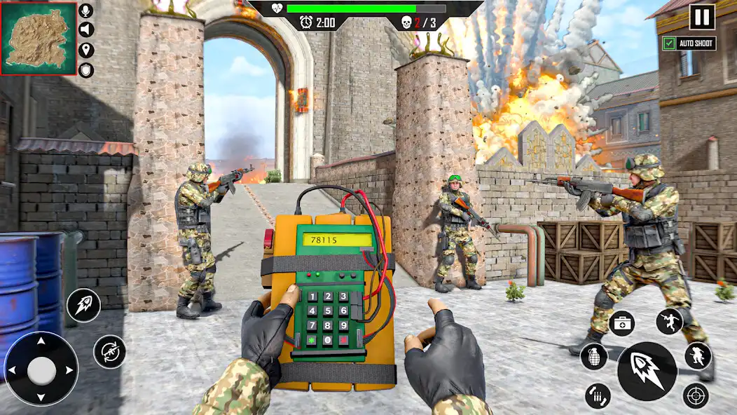 Play FPS Battle Shooting Gun Games as an online game FPS Battle Shooting Gun Games with UptoPlay