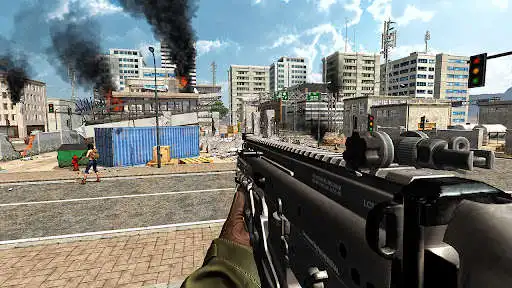 Play FPS Commando Battle Strike as an online game FPS Commando Battle Strike with UptoPlay