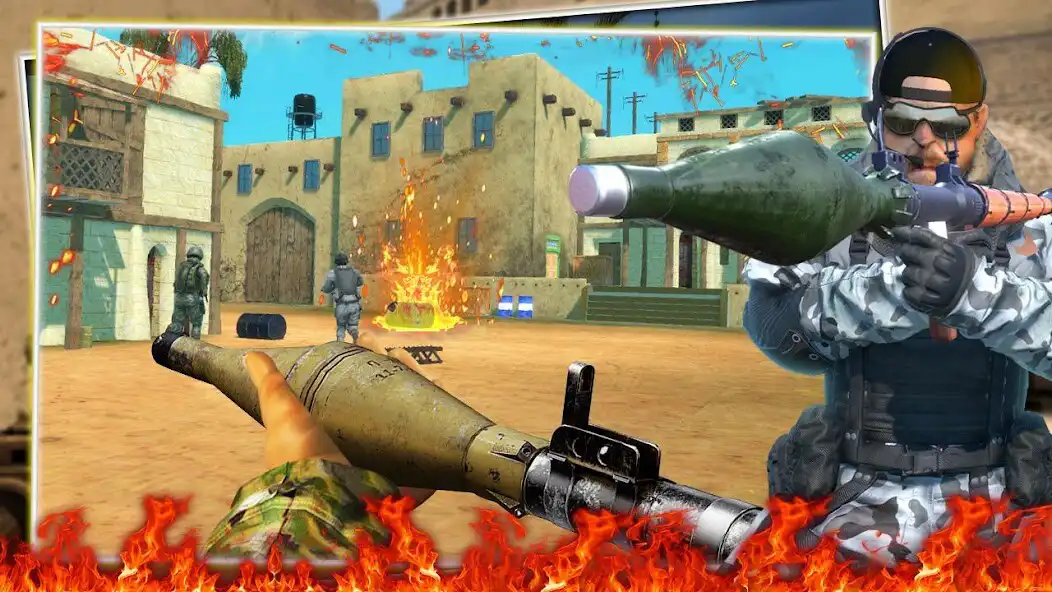 Play FPS Commando Shooting Games as an online game FPS Commando Shooting Games with UptoPlay