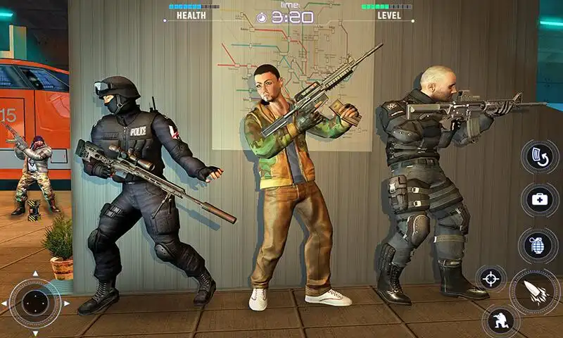Play FPS Commando Train Gun Shooter as an online game FPS Commando Train Gun Shooter with UptoPlay