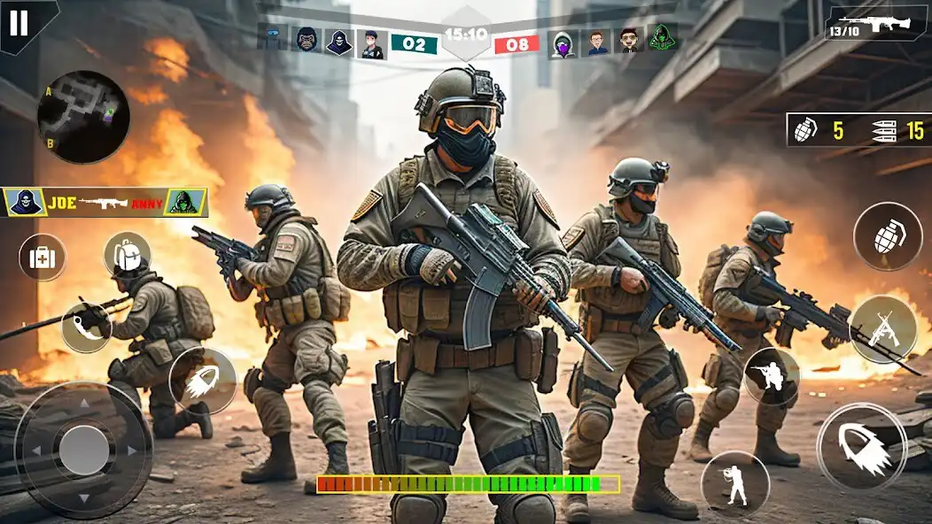 Play Fps Gun Shooter Gun Games 3d as an online game Fps Gun Shooter Gun Games 3d with UptoPlay