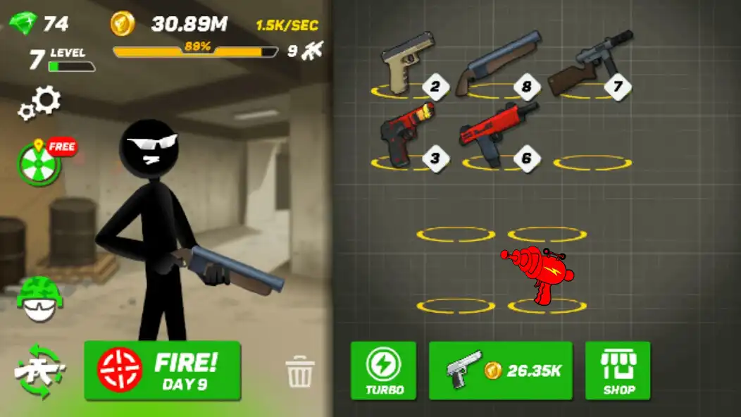 Play FPS Gun Shooting Gun Games 3D as an online game FPS Gun Shooting Gun Games 3D with UptoPlay