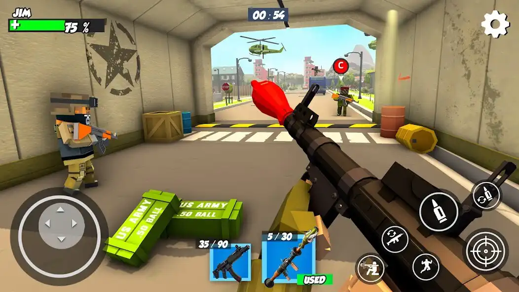 Play FPS Police Gun Game: PIXEL War as an online game FPS Police Gun Game: PIXEL War with UptoPlay