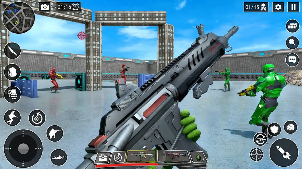 Play FPS Robot Strike: PVP Shooter  and enjoy FPS Robot Strike: PVP Shooter with UptoPlay