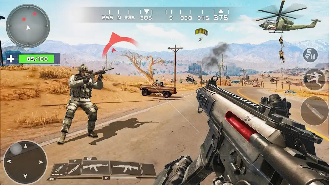 Play Fps Shooter Offline: Gun Games as an online game Fps Shooter Offline: Gun Games with UptoPlay