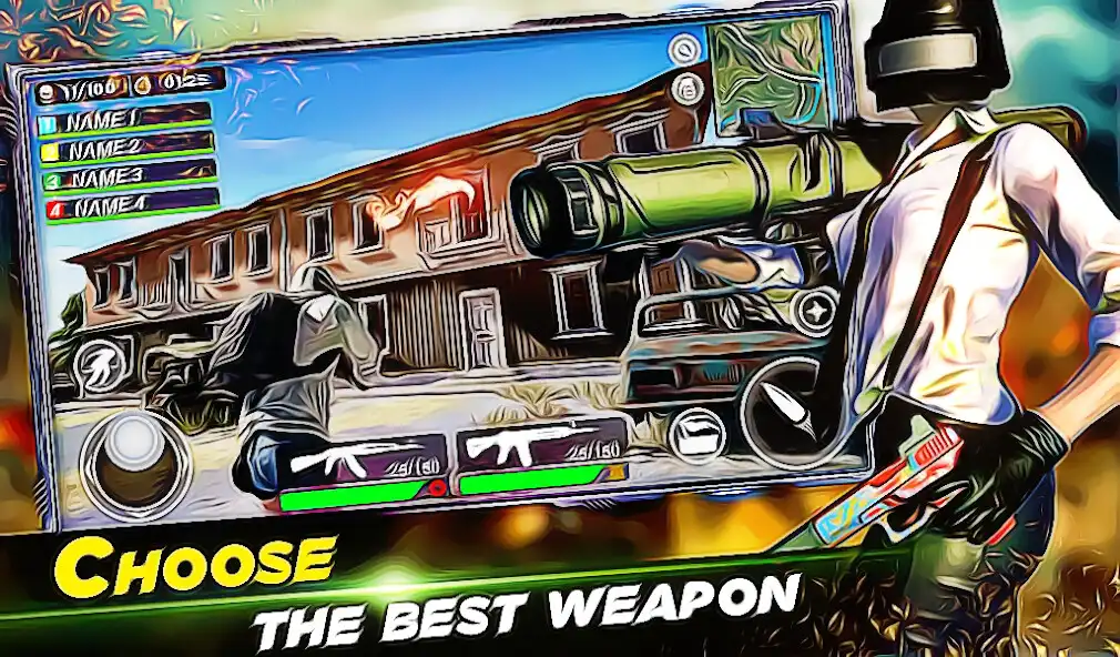 Play Fps Shooter Survival Battle - Free Shooting Games as an online game Fps Shooter Survival Battle - Free Shooting Games with UptoPlay