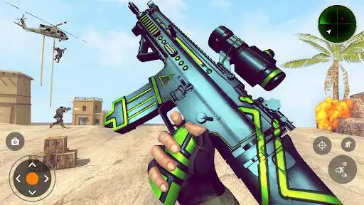 Play Fps Shooting Commando Gun Game as an online game Fps Shooting Commando Gun Game with UptoPlay